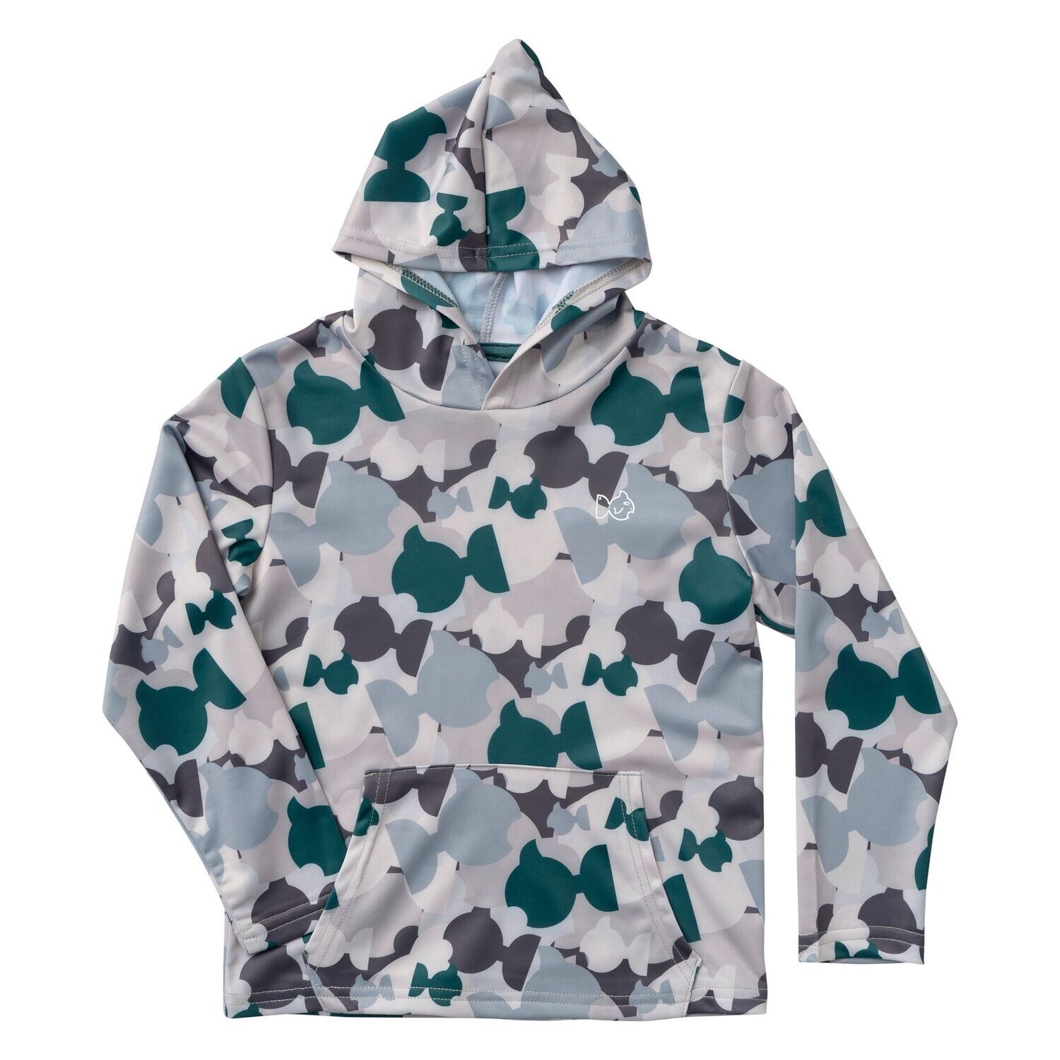 Camo Pro Performance Hoodie Fishing Tee