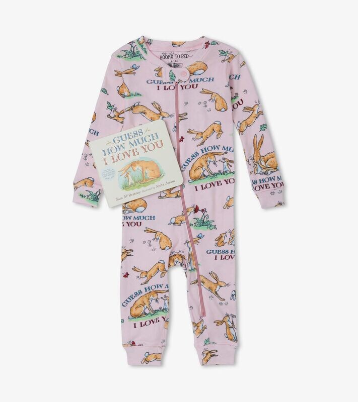 Books To Bed  - Guess How Much I Love You - Girl Infant Coverall