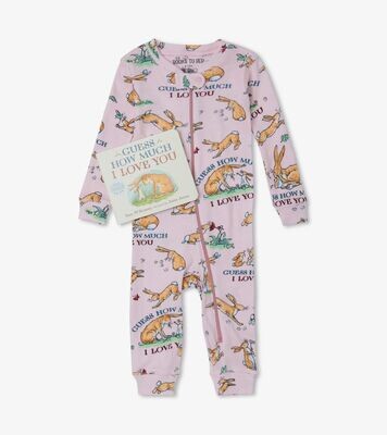 Books To Bed - Guess How Much I Love You - Girl Infant Coverall