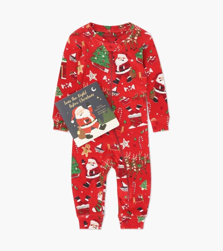 Books To Bed - Twas The Night Before Christmas Infant Coverall