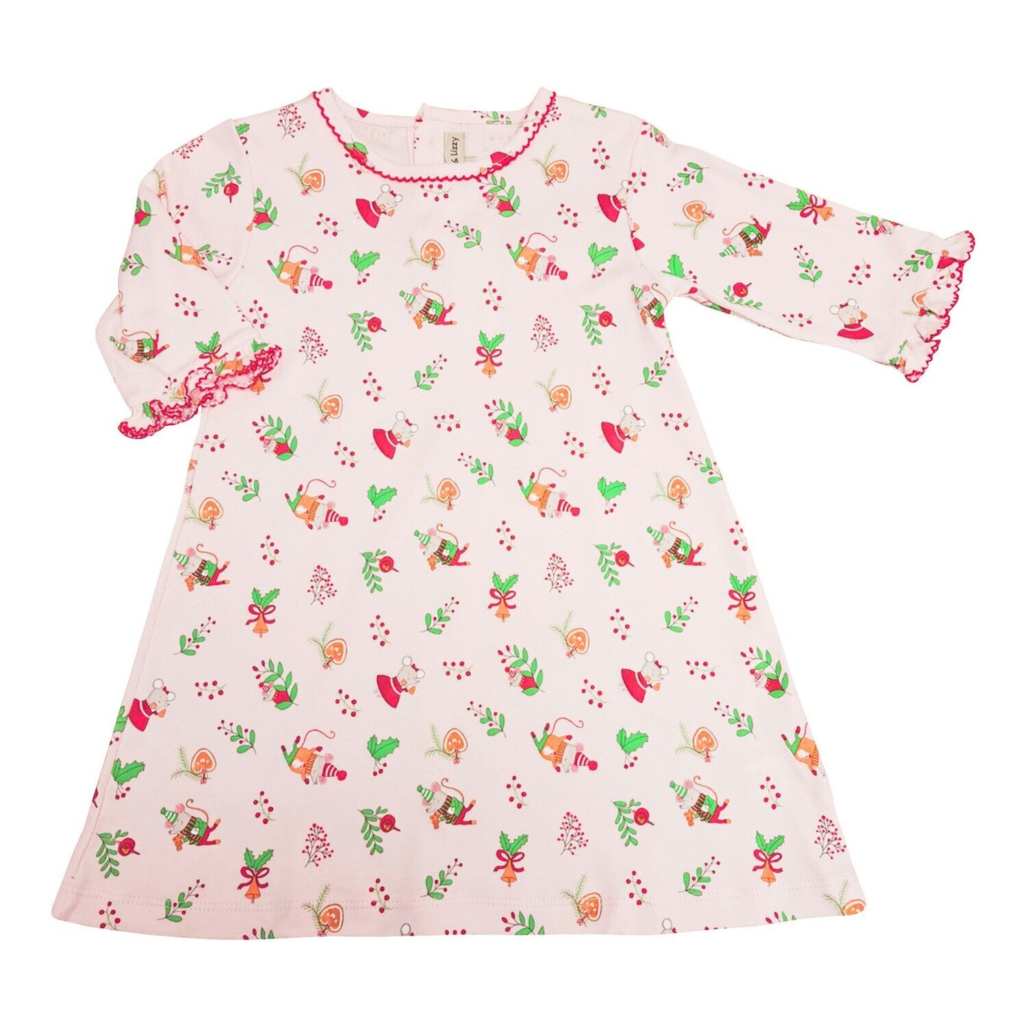 Christmas Mice A-Line Dress