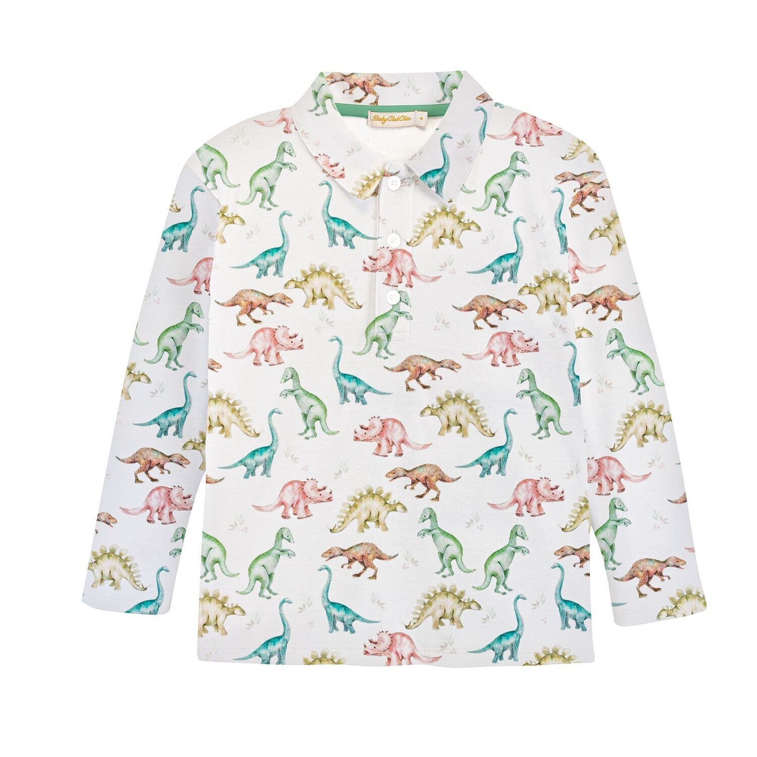 Dinos L/S Sleeve Collard Tee