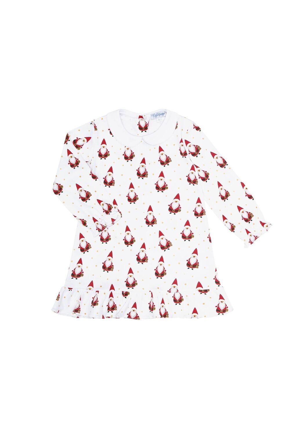 Santa Print L/S Playtime Dress