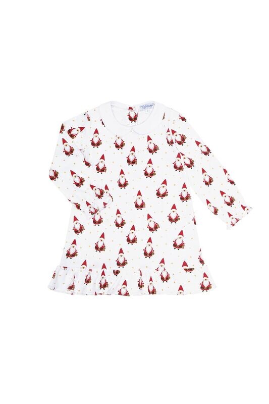 Santa Print L/S Playtime Dress
