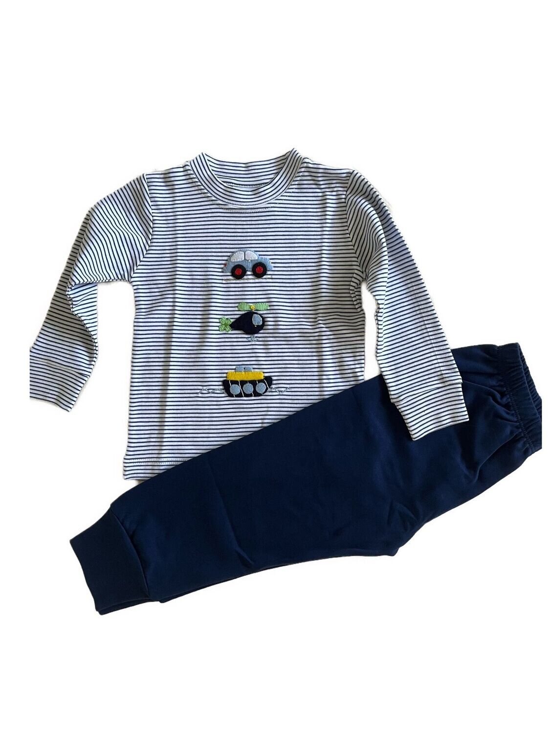 Beep, Whirl, Toot Pant Set, Size: 18m