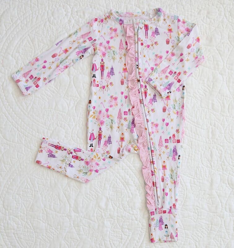 Plum Fairy Zip Ruffle PJ