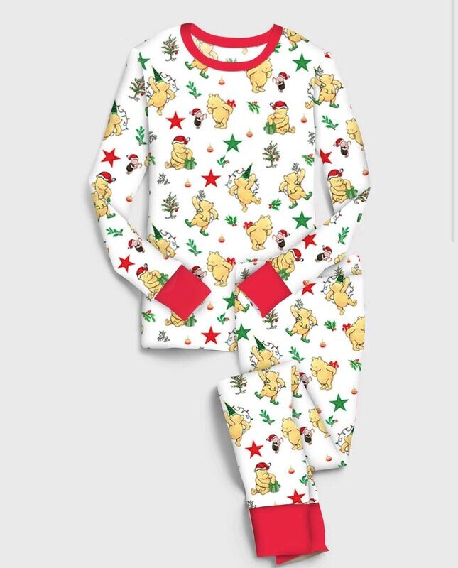 Pooh Christmas 2pc PJ