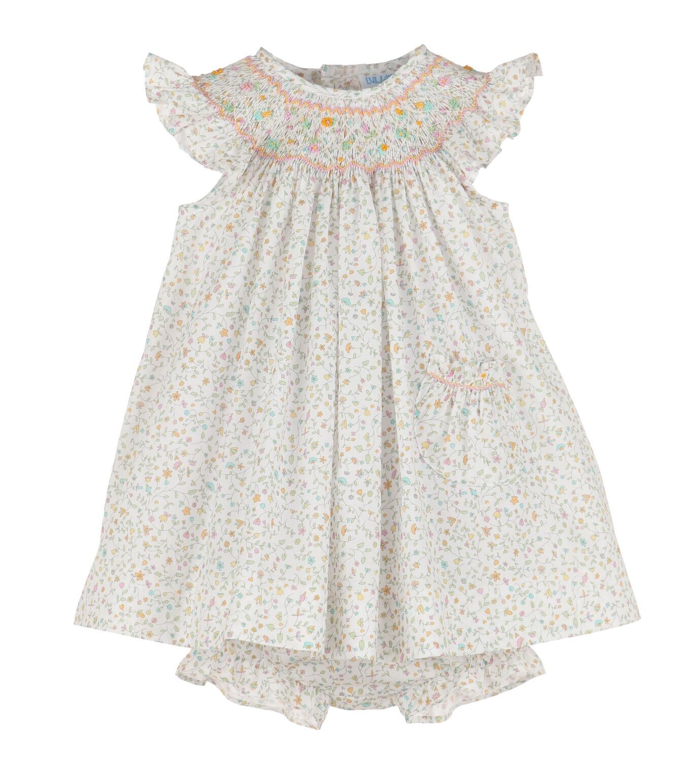 Floral Vine Smock Bishop, Size: 18m