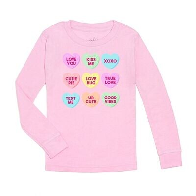 Candy Hearts L/S Tee