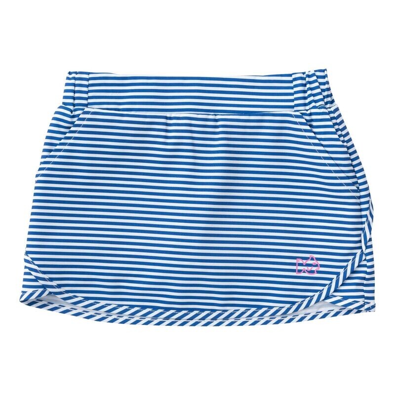 Carolina Catch Skort-Deep Ultramarine Stripe