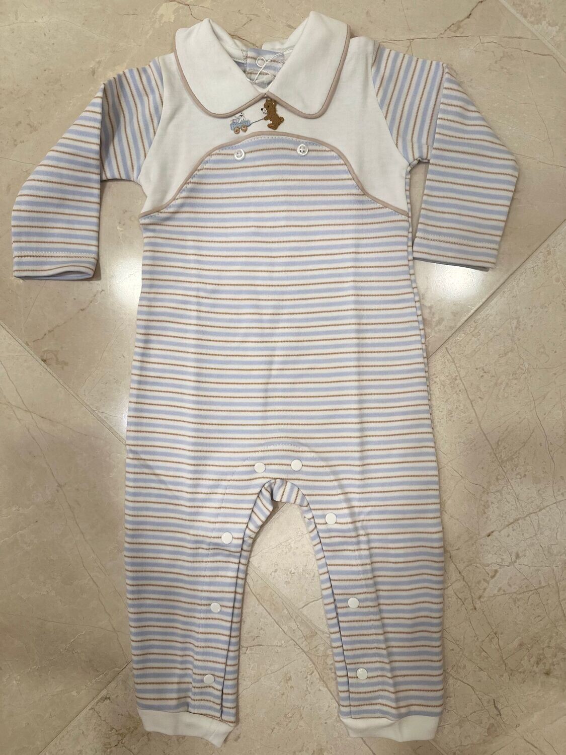 Teddy's Toy L/S Coverall, Size: 0-3m