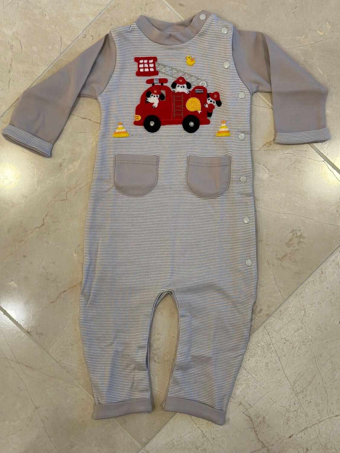 Dogs to the Rescue Coverall w/ 2 Pockets