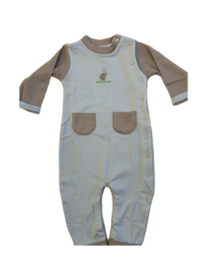 Mini Baby Elephant L/S Coverall