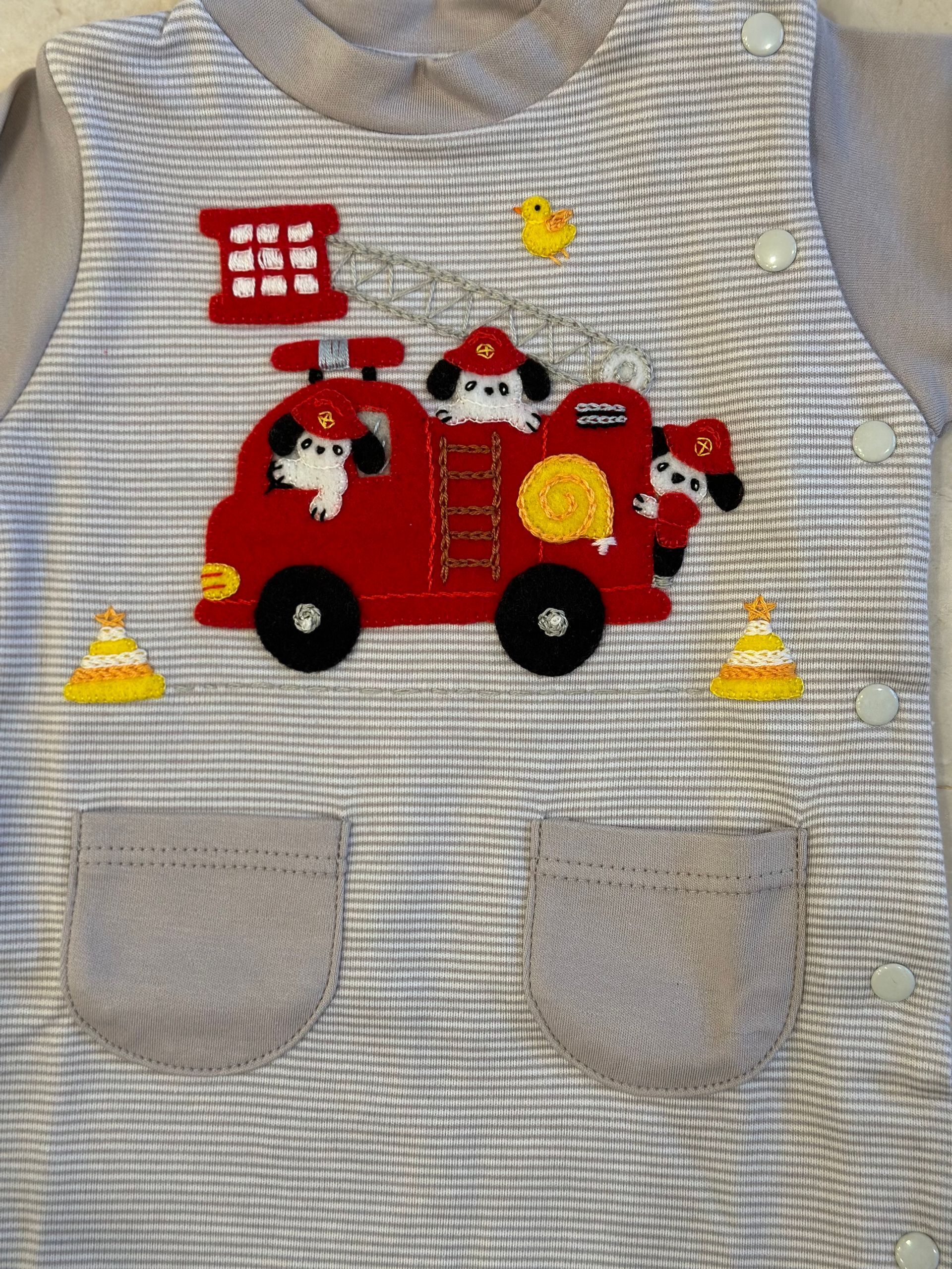 Dogs to the Rescue Coverall w/ 2 Pockets