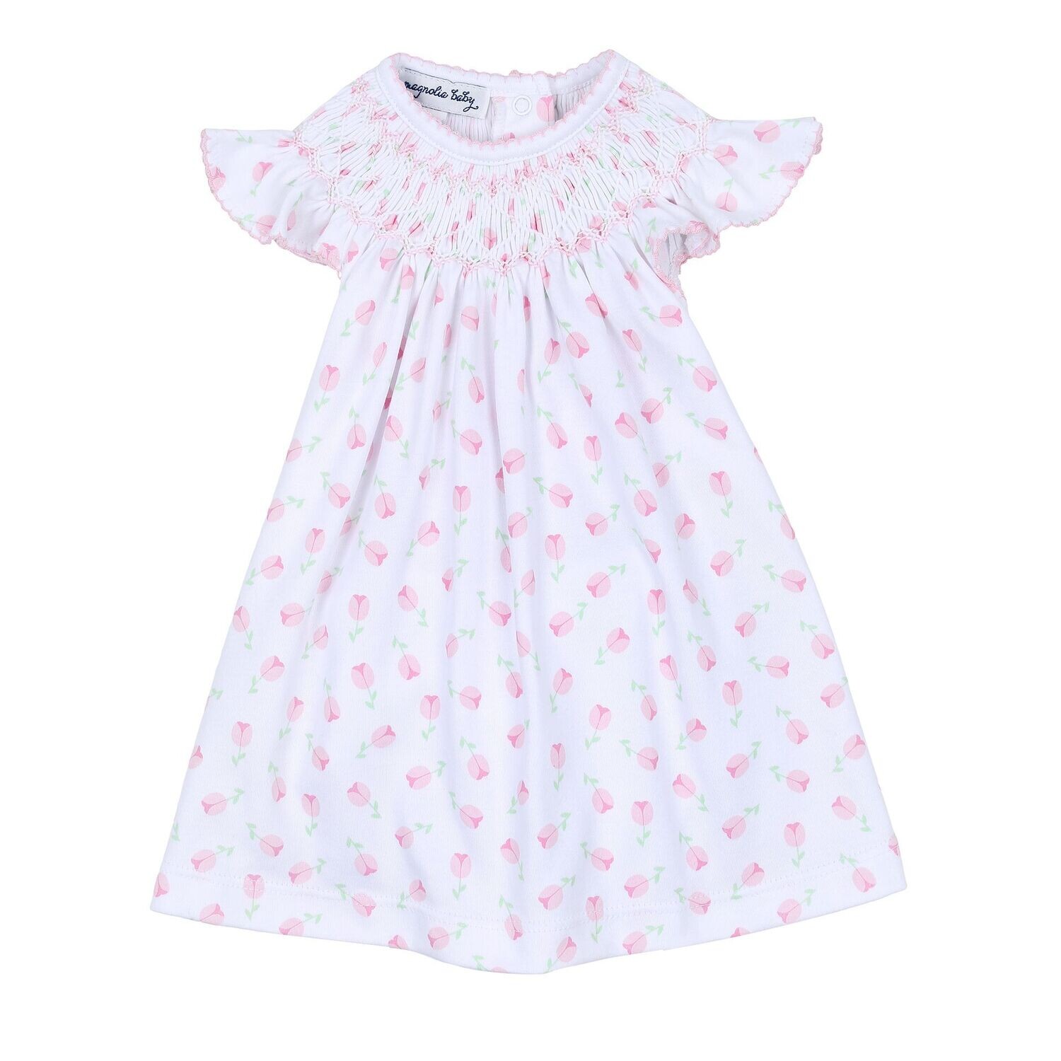 Teresa's Classic Bishop Printed Flutters Toddler Dress, Size: 2T