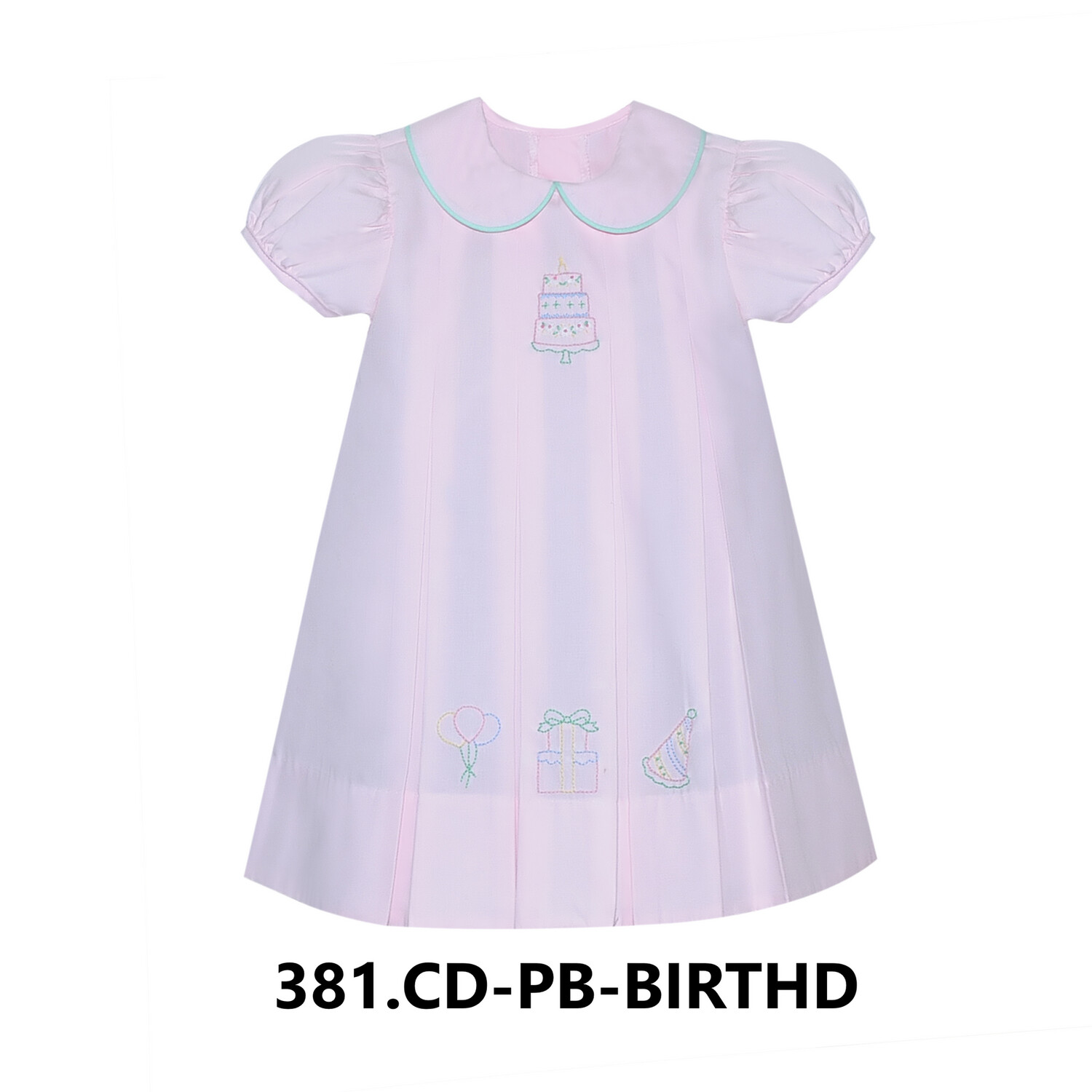 Birthday Pink Charlotte Dress, Size: 12m