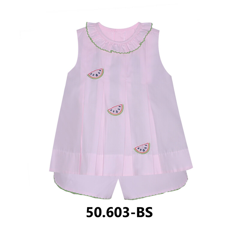 Watermelon Charlotte Pink Bloomer Set