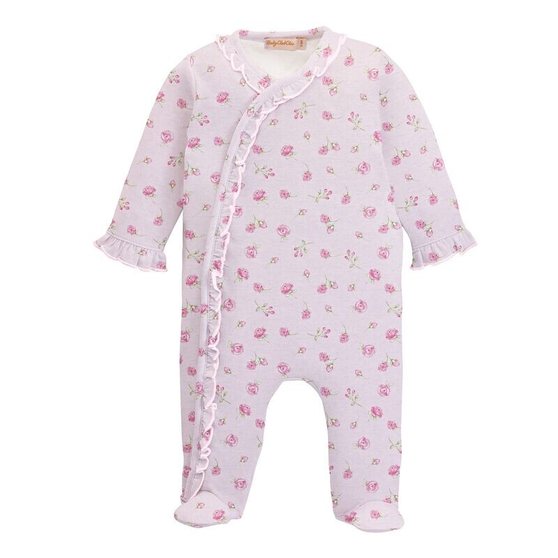 Rosebuds Footie w/ Ruffle