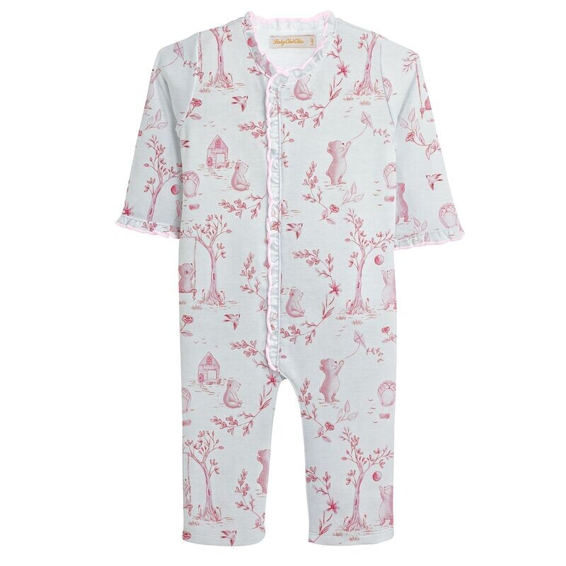 Toile de Jouy - Pink Coverall