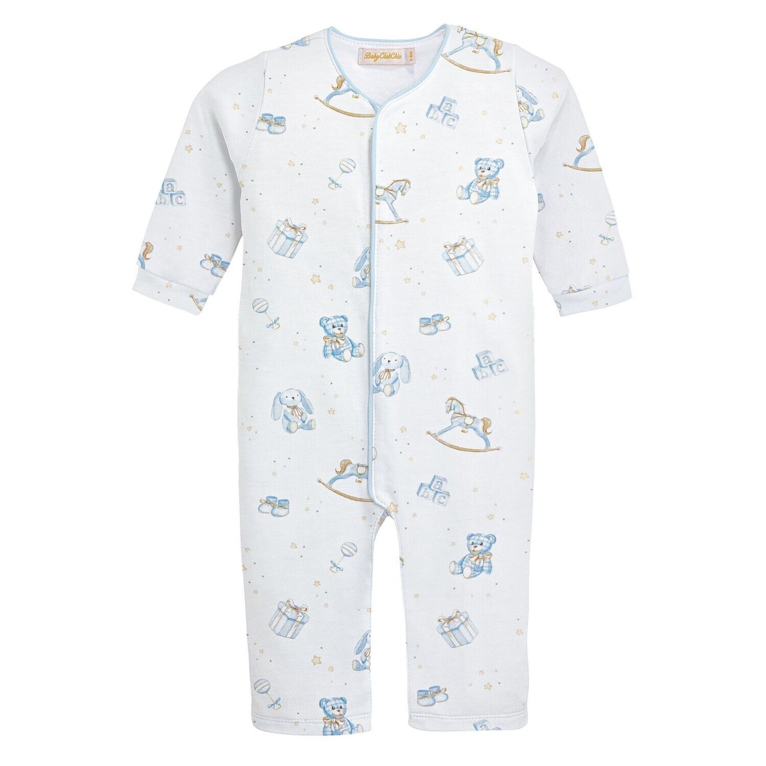 Toys Blue Coverall, Size: NB