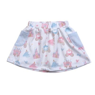 Princess & Castles Pima Skirt w/ Shorts
