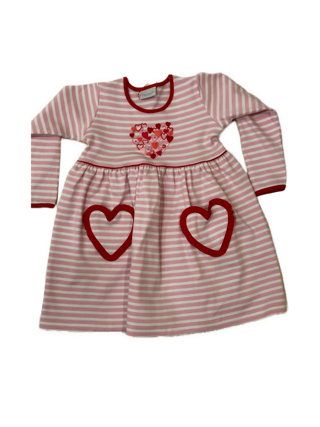 Lovely Hearts Popover Dress, Size: 2T