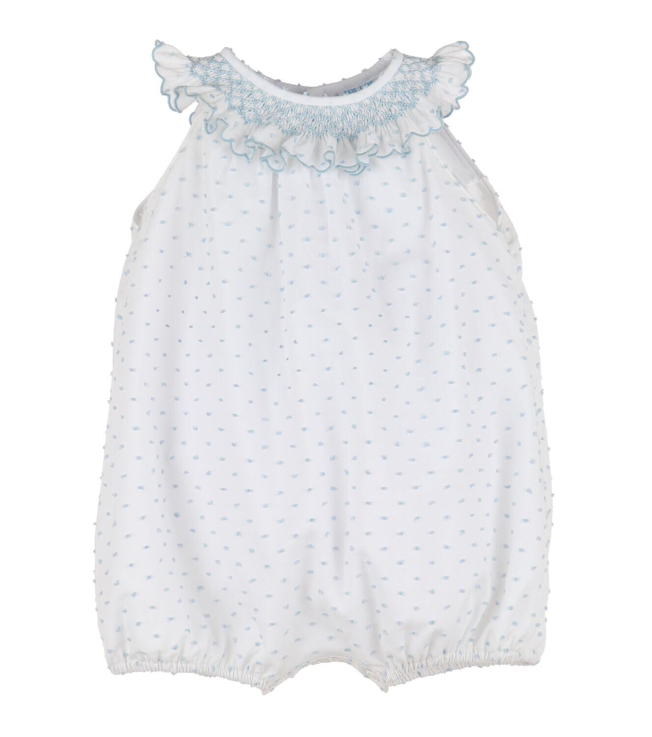 Swiss Dot BiColor Bubble - Blue