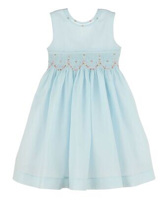 Petals & Randalls Dress - Blue