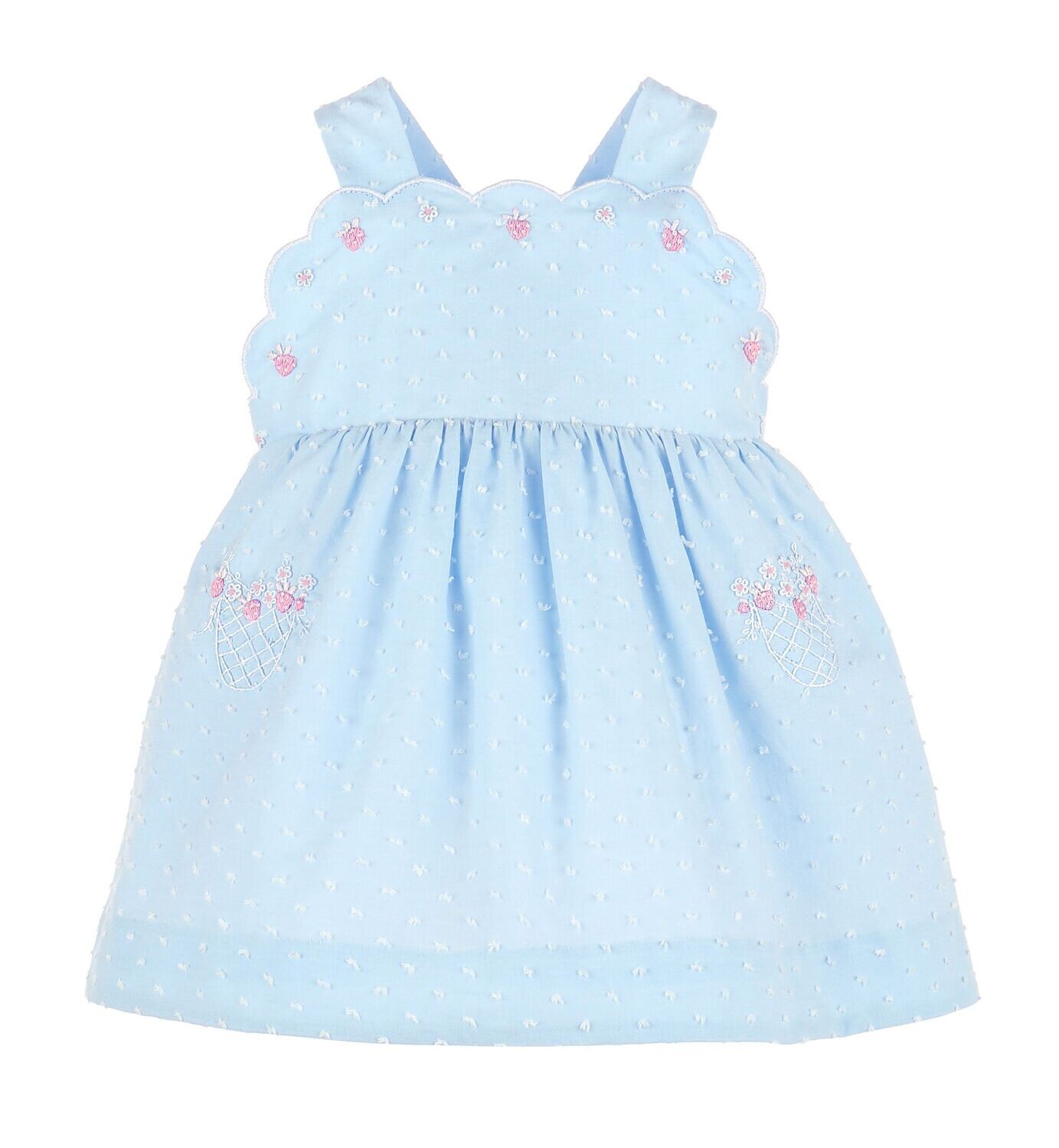 Berry Wedgewood Sundress - Blue