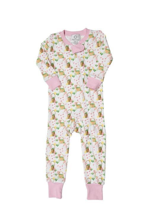 Easter Basket Pink Zipper PJ