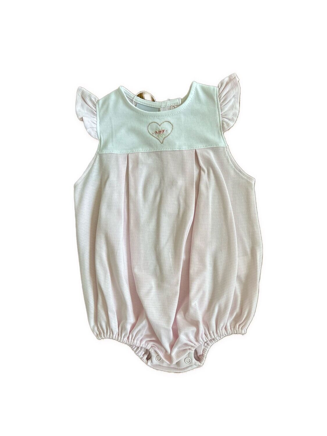 Squiggles Heart w/ Roses Romper