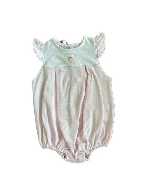 Squiggles Heart w/ Roses Romper