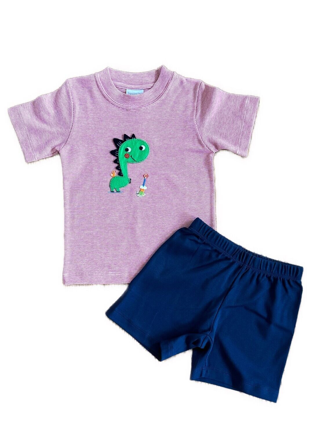 Dinosaur Birthday Short Set