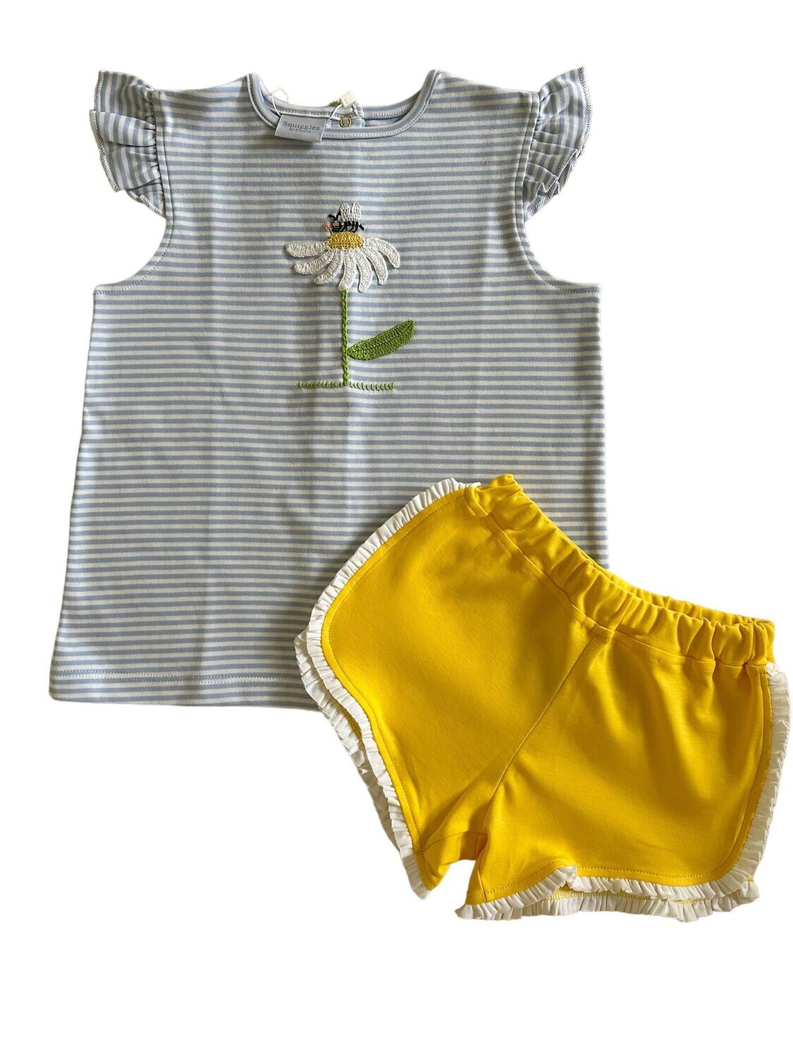 Daisy & Bee Short Set - yellow short