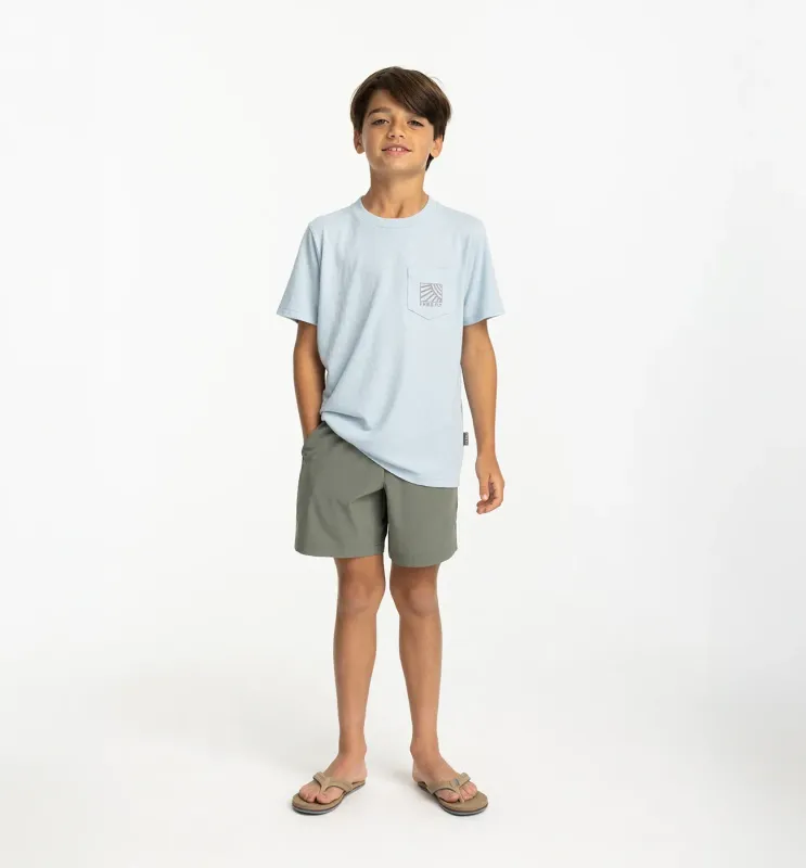 Boys Breeze Short - Aguave Green