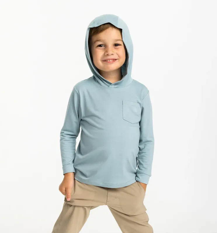 Boys Bamboo Shade Hoodie - Ocean Mist