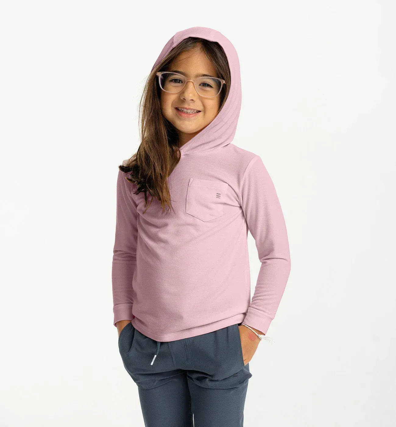 Boy or Girl Bamboo Shade Hoodie - Lilac, Size: 2T