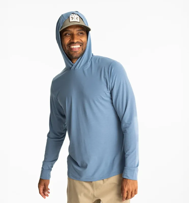 MEN'S ELEVATE LIGHTWEIGHT HOODIE - BLUESTONE
