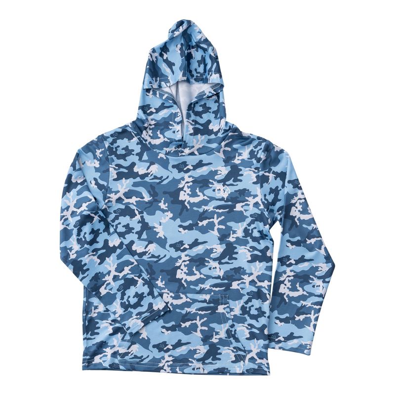 Pro Performance Hoodie T-shirt Blue Camo Pro Performance Hoodie T-shirt Blue Camo