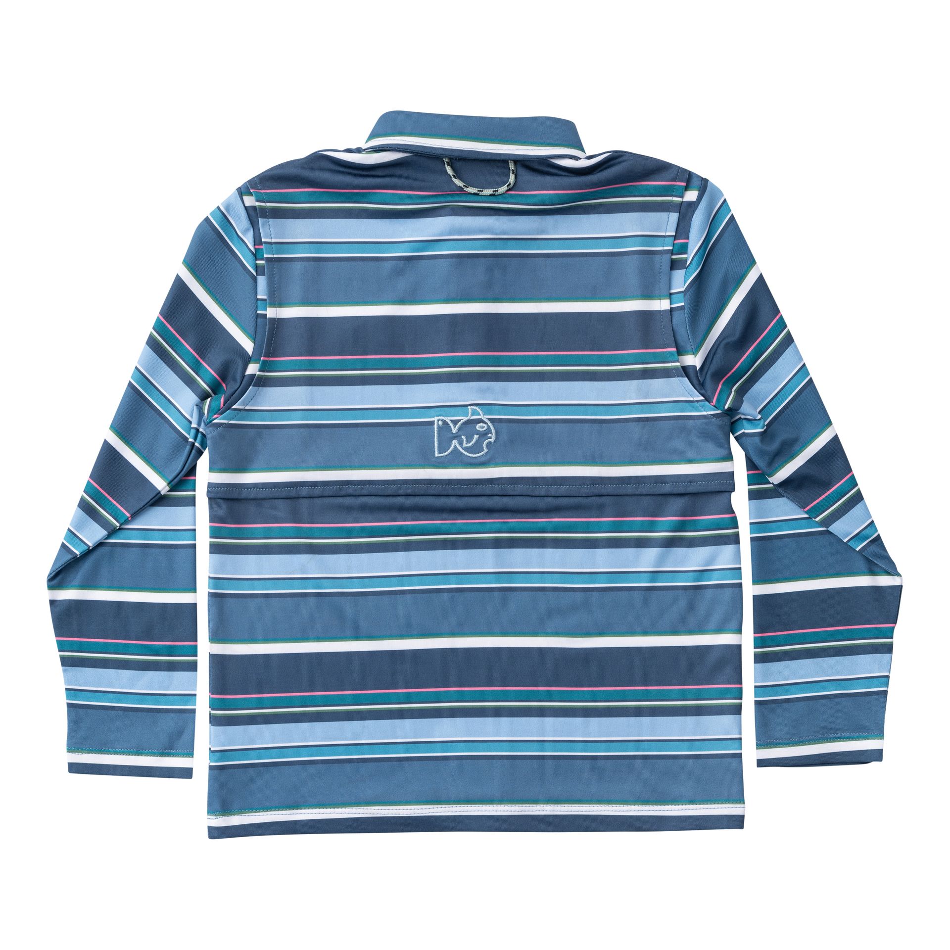 Pro Performance Polo L/S - Big Dipper Sunset Vibes Stripe