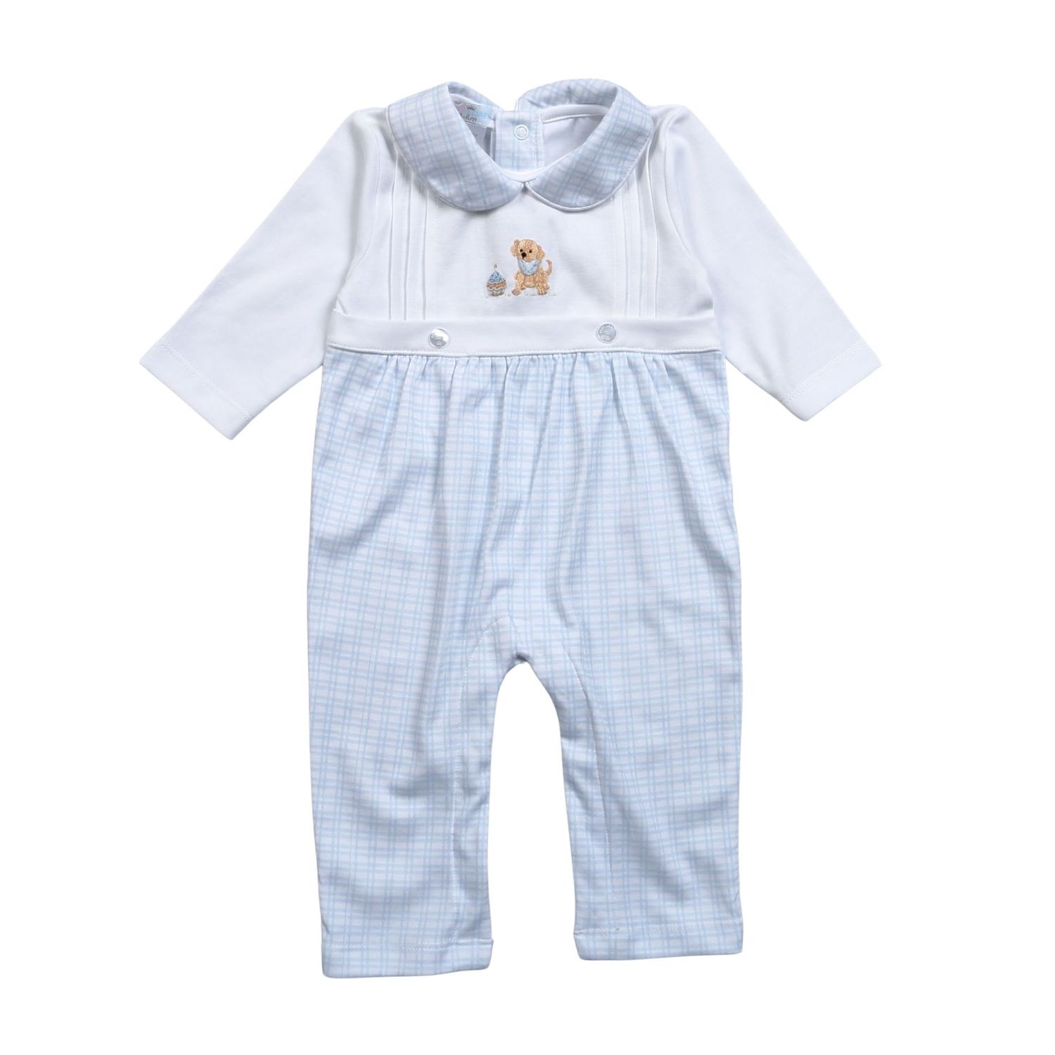 Blue Birthday Romper