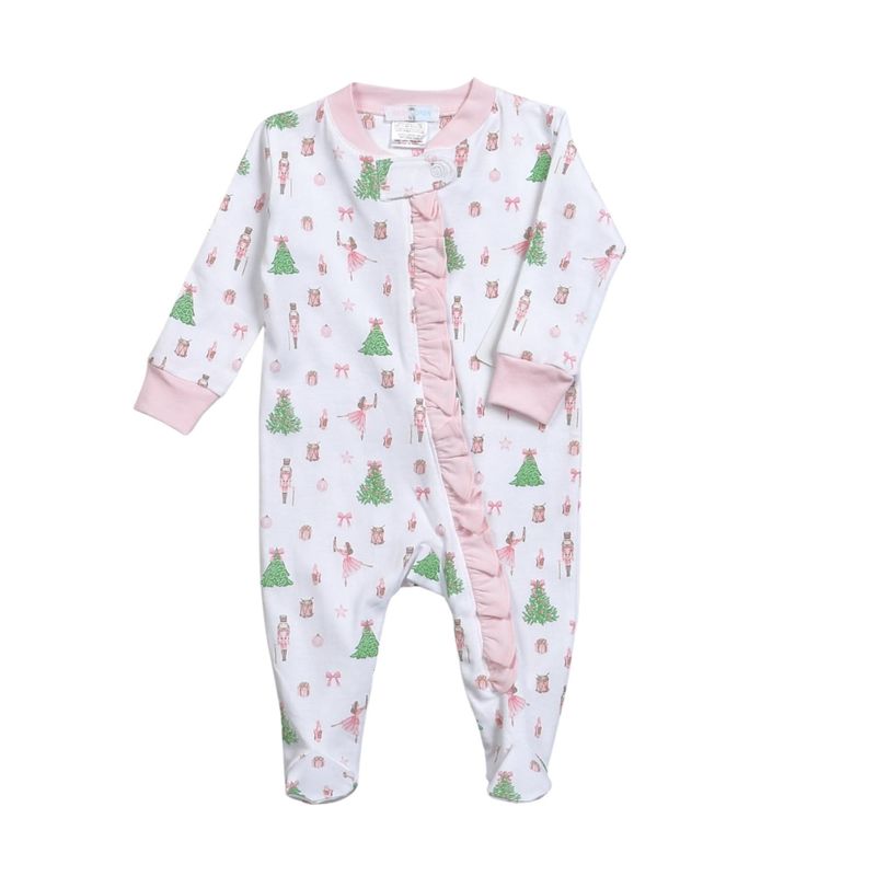 Christmas Tree Girl Footie