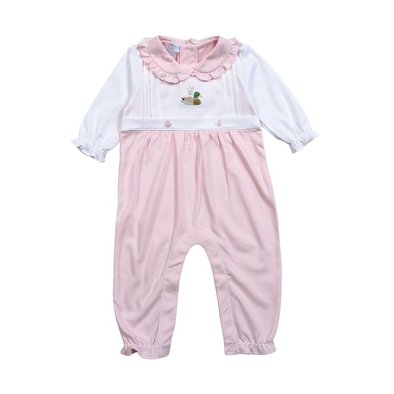 Pink Mallard Romper