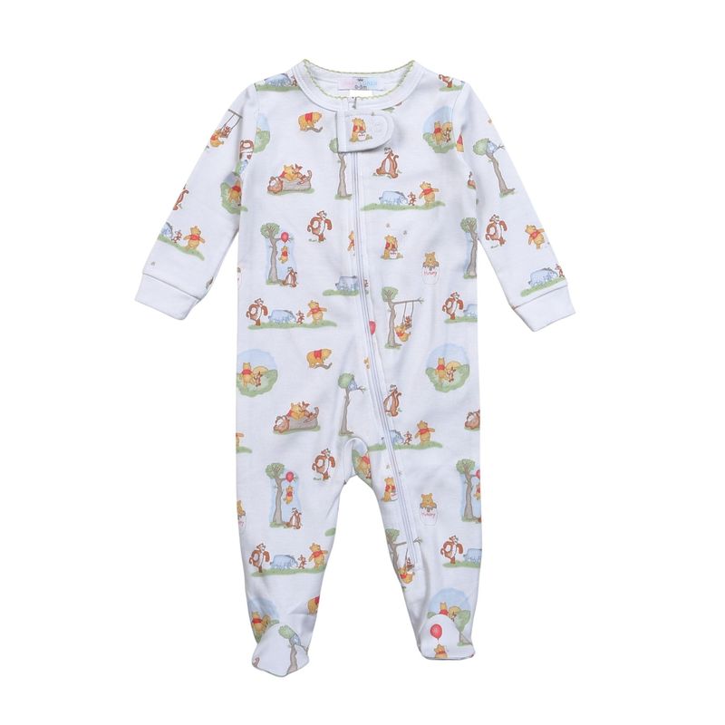 Honey Bear Zipper Footie
