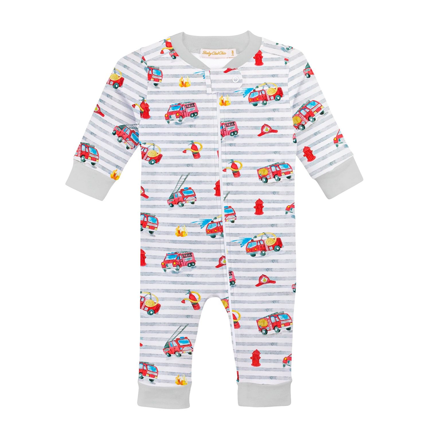 Firefighters Printed Zipper Coverall
