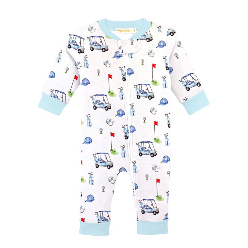 Golf Cart Printed Zipper Coverall