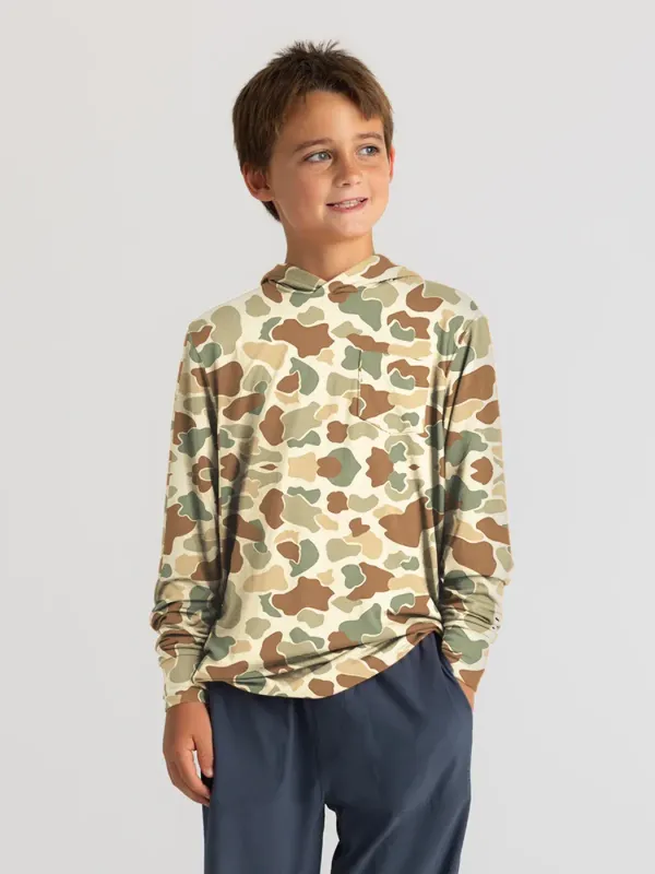 Bamboo Shade Hoodie - Vintage Camo