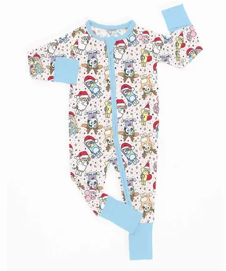 Presents & Pups Zippy Romper - bluey