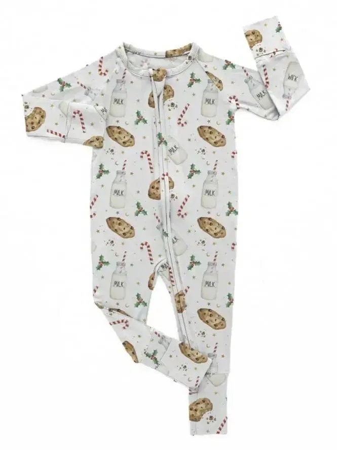 Milk & Cookies Zippy Romper