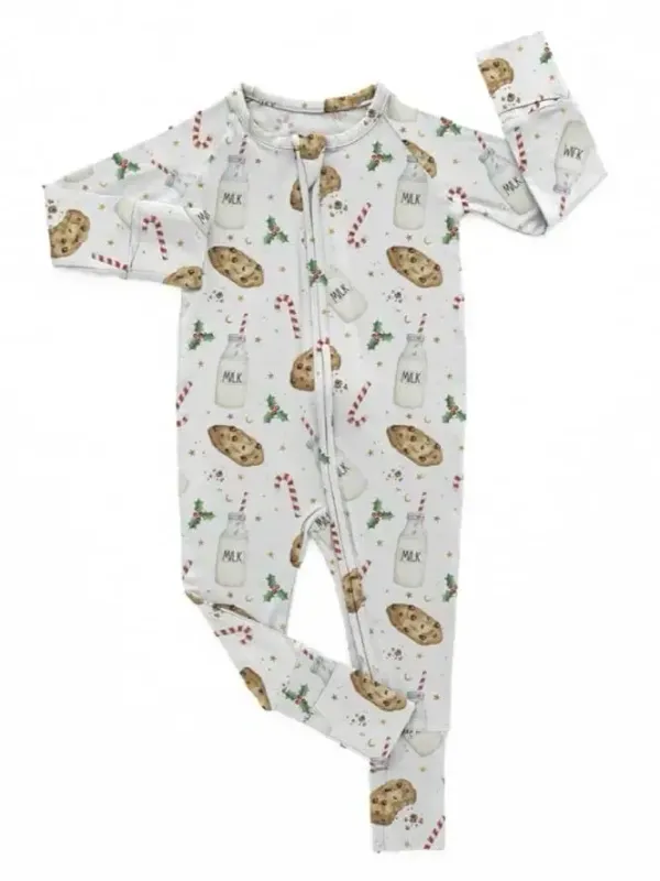 Milk & Cookies Zippy Romper